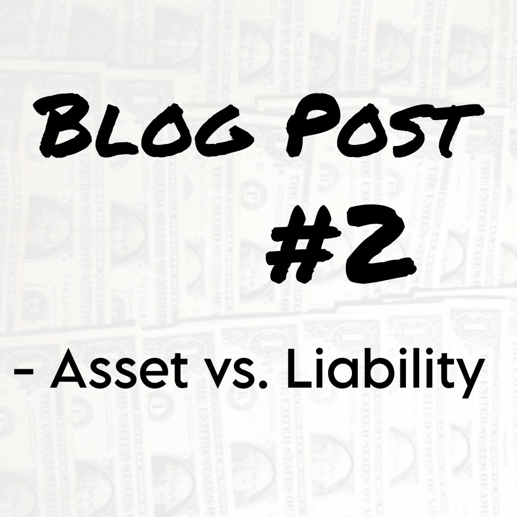 Blog Post #2 – Asset vs. Liability