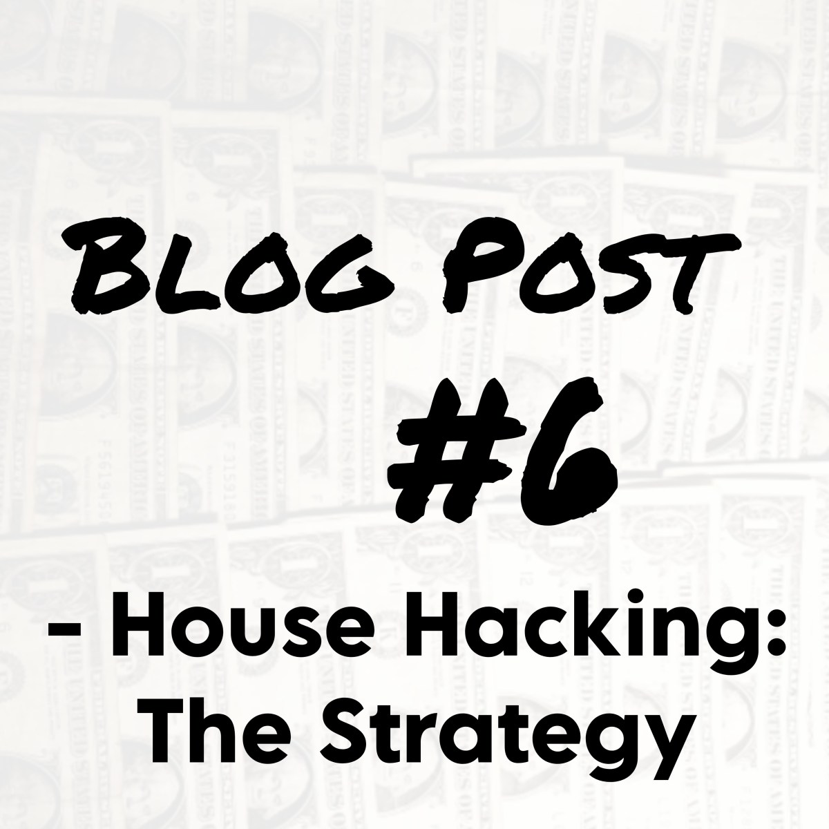 Blog Post #6 – House Hacking: The Strategy